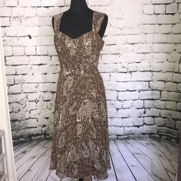 🎉Fun Neutral Spring Dress - Picture 1 of 6